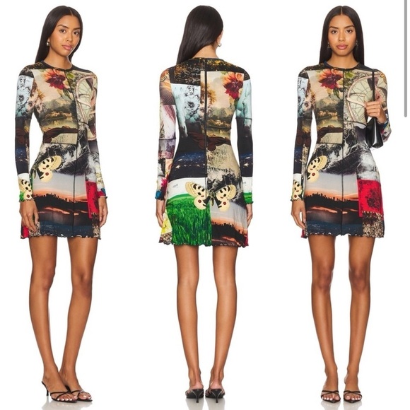 ALICE + OLIVIA Dresses & Skirts - Alice + Olivia Delora Mini Dress in Eco Fusion New with Tags!